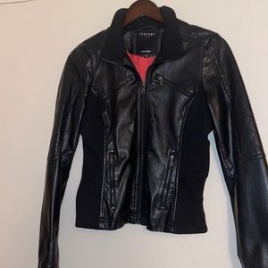Faux leather jacket